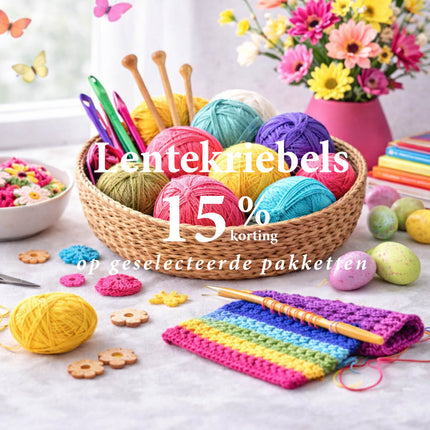 Collection image for: Lentekriebels – Voorjaars haak- en breipakketten