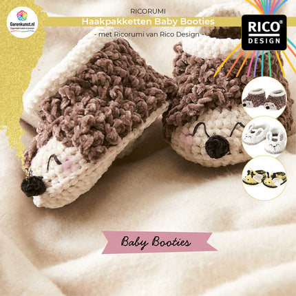 Ricorumi Baby Booties haakpakketten van Rico Design bij Garenkunst.nl
