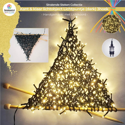 Breipakket Lichtpuntje Light – een stralend breiobject voor de feestdagen | Breiatelier