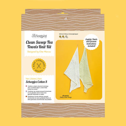 Breipakket Theedoeken Clean Sweep Tea Towels | Scheepjes