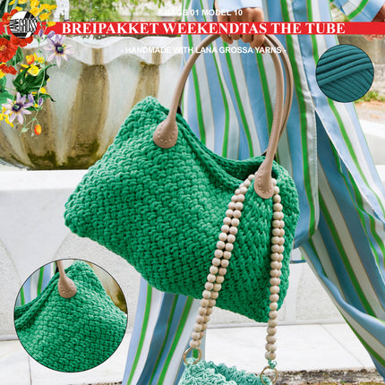 Breipakket weekendtas met The Tube – Model 10 | Lana Grossa