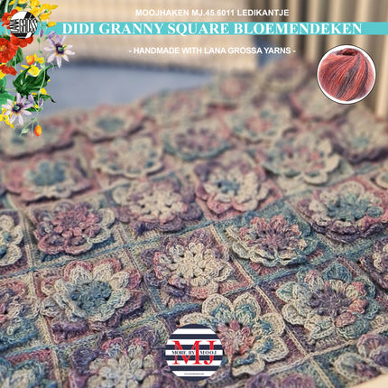 Haakpakket Didi Granny Square Bloemendeken