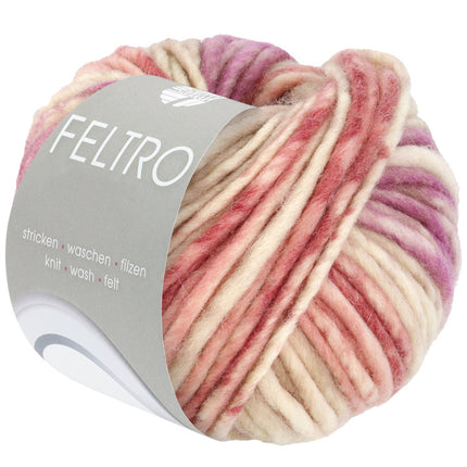 Breipakket gevilte tas met Feltro-garen model 45 van Home nr. 75
