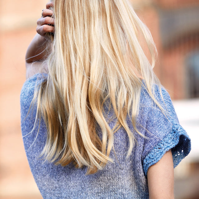 Breipakket top met Amoroso-garen model 2 van Lana Grossa Lookbook 10
