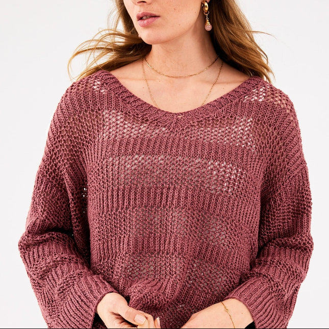 Breipakket zomertrui met Linarte – Model 4 – Linarte Flyer | Lana Grossa