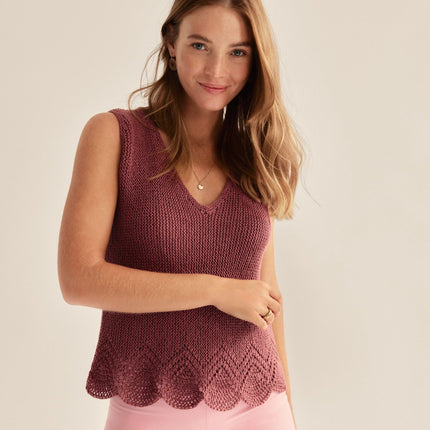 breipakket zomertop met linarte garen