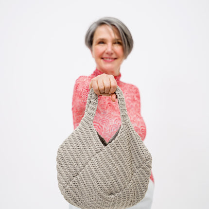 Haakpakket tas met The Tube Fine garen model 5 The Taschenflyer