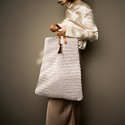 Haakpakket shopper visgraat met The Tube – Model 6 – Bags 02 | Lana Grossa