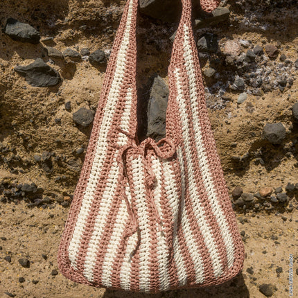 Haakpakket shopper met strepen- The Bast – Model 5 – Bags 03 | Lana Grossa