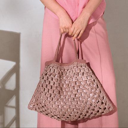 Haakpakket granny square shopper - The Bast & The Core – Model 8 – Bags 03 | Lana Grossa