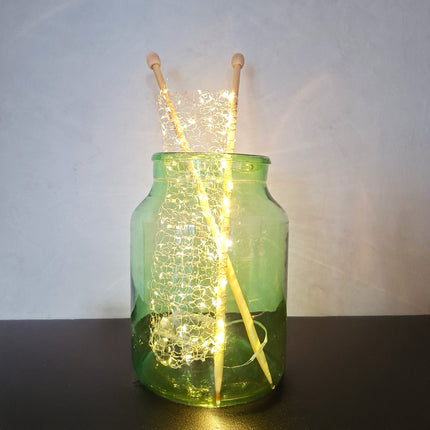 Breipakket Lichtpuntje Light – een stralend breiobject voor de feestdagen | Breiatelier