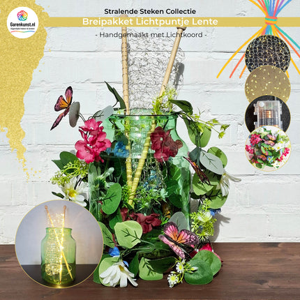 Breipakket Lichtpuntje Lente-editie – Stralende Steken | Garenkunst.nl