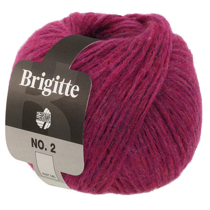 Brigitte No. 2 netgaren kleur Bordeaux van Lana Grossa bij Garenkunst.nl
