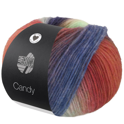 Candy zelfstrepend garen kleur 4 Camel-mintmix van Lana Grossa bij Garenkunst.nl