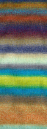 Candy zelfstrepend garen kleur Camel-mintmix van Lana Grossa bij Garenkunst.nl