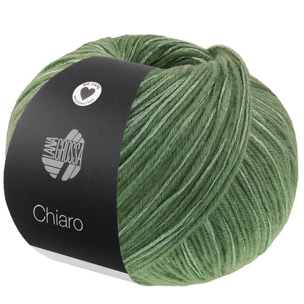 Chiaro glanzend effectgaren bol kleur Lindegroen van Lana Grossa bij Garenkunst.nl
