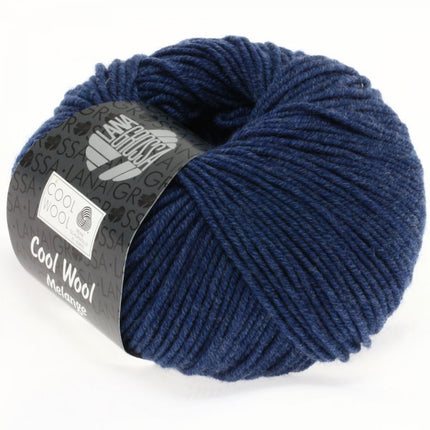 Cool Wool merinogaren kleur donkerblauw van Lana Grossa bij Garenkunst.nl