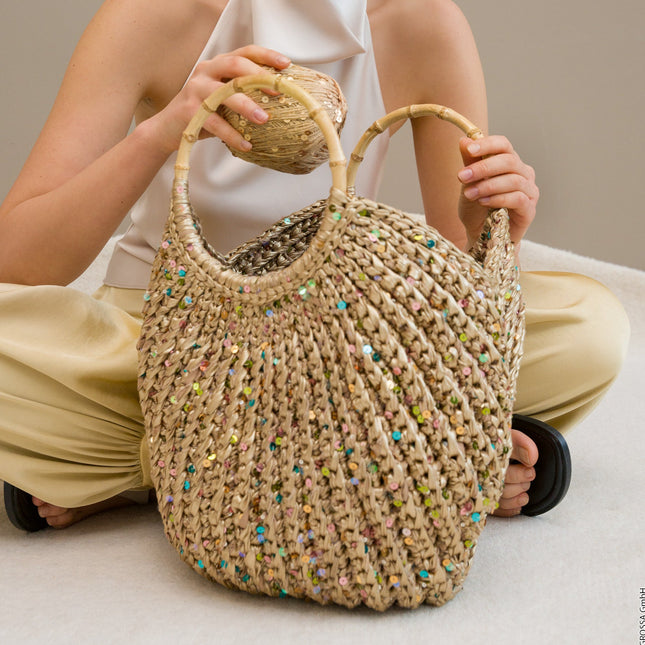 Haakpakket tas met The Loop & Cosmo – Model 16 – Bags 02 | Lana Grossa