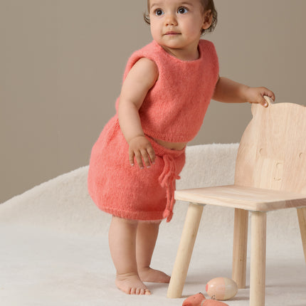 Breipakket babyrokje model 13 Cosy Socks 4 Babies van Lana Grossa, originele foto