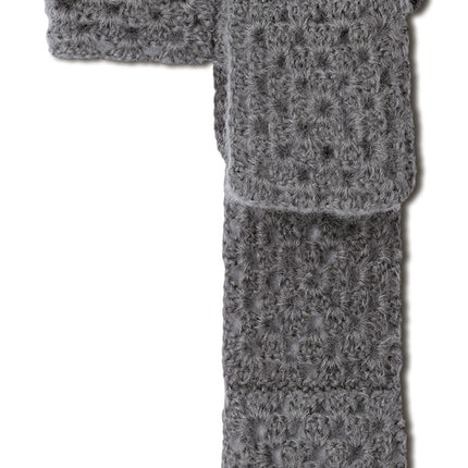 Minisjaal van granny squares gehaakt van Filo di Gio van Lana Grossa, Model 2 uit Easy 03