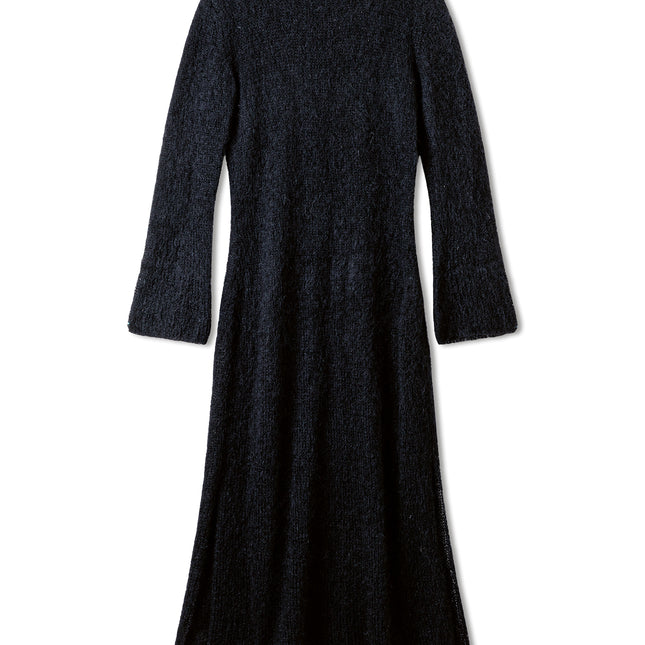 Jurk gebreid van Filo di Gio van Lana Grossa, Model 32 uit Nera No. 3