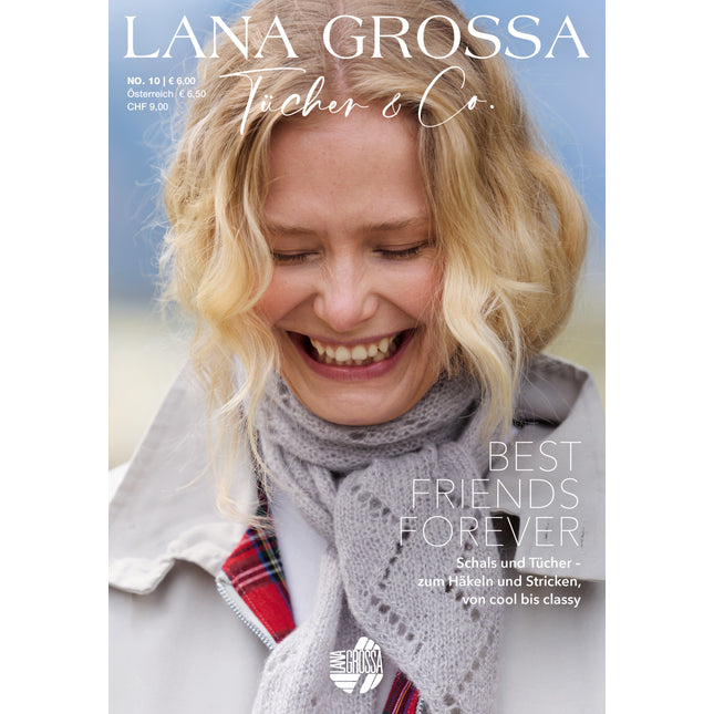Tücher & Co 10 magazine | Sjaals en stola's haken en breien | Lana Grossa