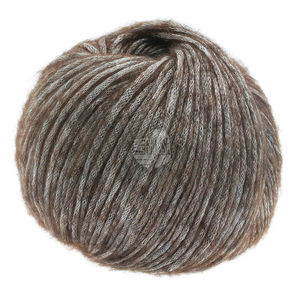 Mia mohair-zijde buisgaren kleur bruin van Lana Grossa bij Garenkunst.nl