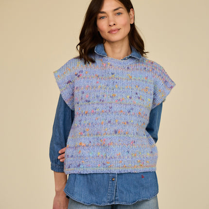 Breipakket hesje Cassata van Lana Grossa bij Garenkunst.nl, Model 23 uit Lookbook 19, Verborgen Parel.