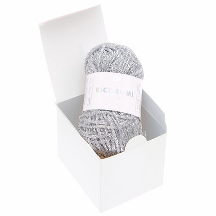 Ricorumi Lamé garen zilver in doosje van de DIY adventskalender