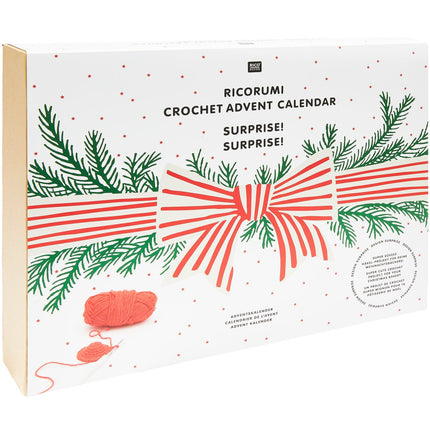 Ricorumi Crochet Advent Calendar Surprise Surprise verpakking in kerstsfeer
