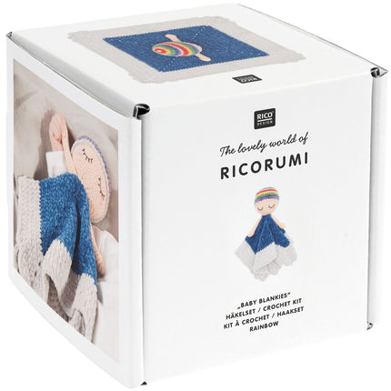 Verpakking Ricorumi Haakset Baby Blankies Rainbow van Rico Design