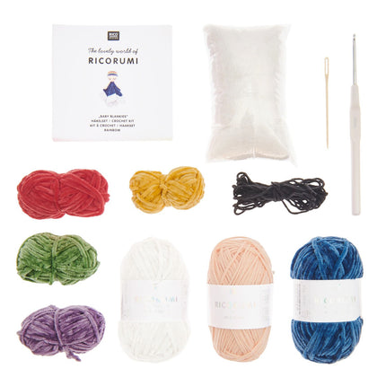 Verpakking Ricorumi Haakset Baby Blankies Rainbow van Rico Design