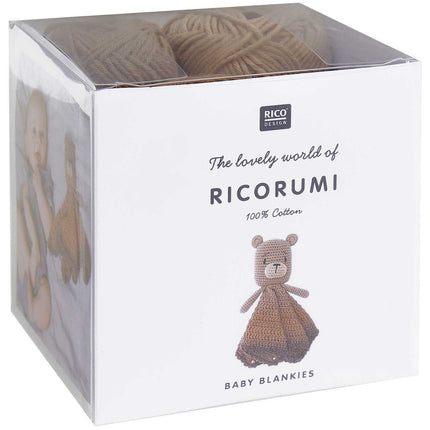Verpakking Ricorumi Haakset Teddy Baby Blankies van Rico Design