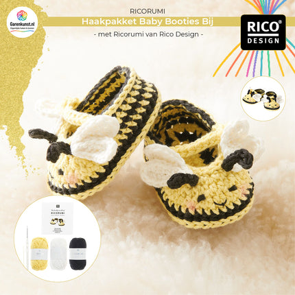 Haakpakket Baby Booties Bij van Ricorumi Rico Design bij Garenkunst.nl