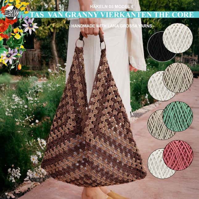 Haakpakket tas met The Core – Model 6 – Häkeln 05 | Lana Grossa