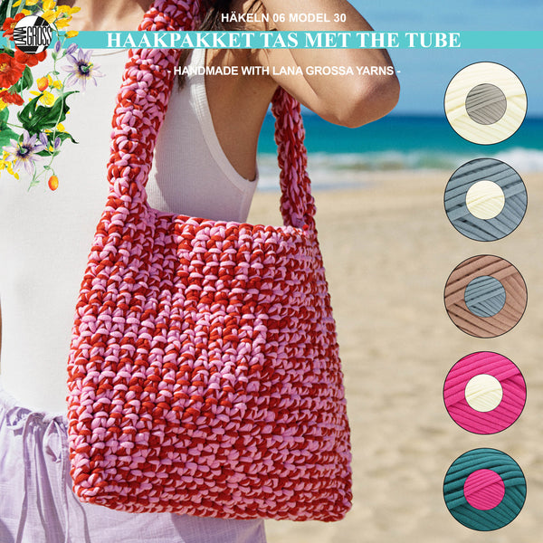 Haakpakket tas met The Tube garen model 30 van Häkeln 06