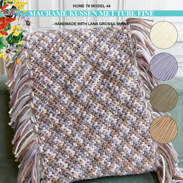 Macramépakket kussenhoes met the Tube Fine