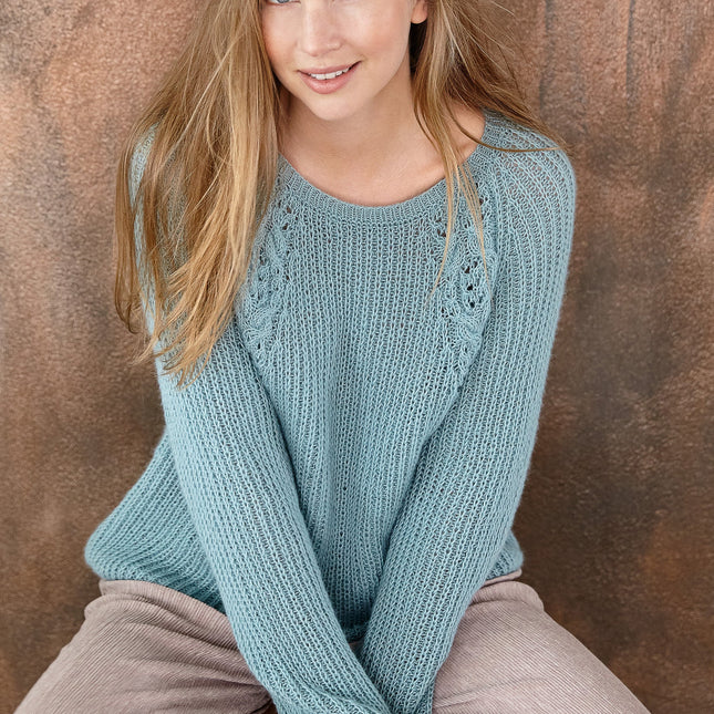 Breipakket luxe trui met Ecopuno – Model 10 – Home 73 | Lana Grossa