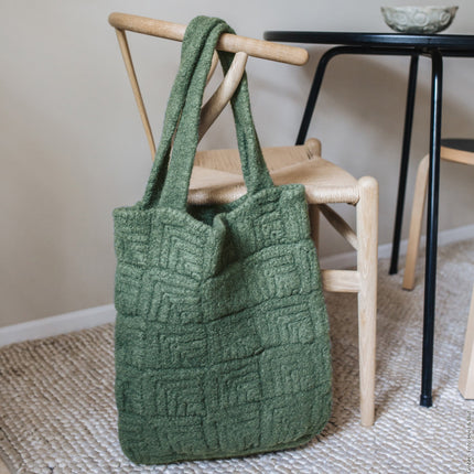 Haakpakket granny tas met Feltro-garen model 49 van Lana Grossa Home nr. 74