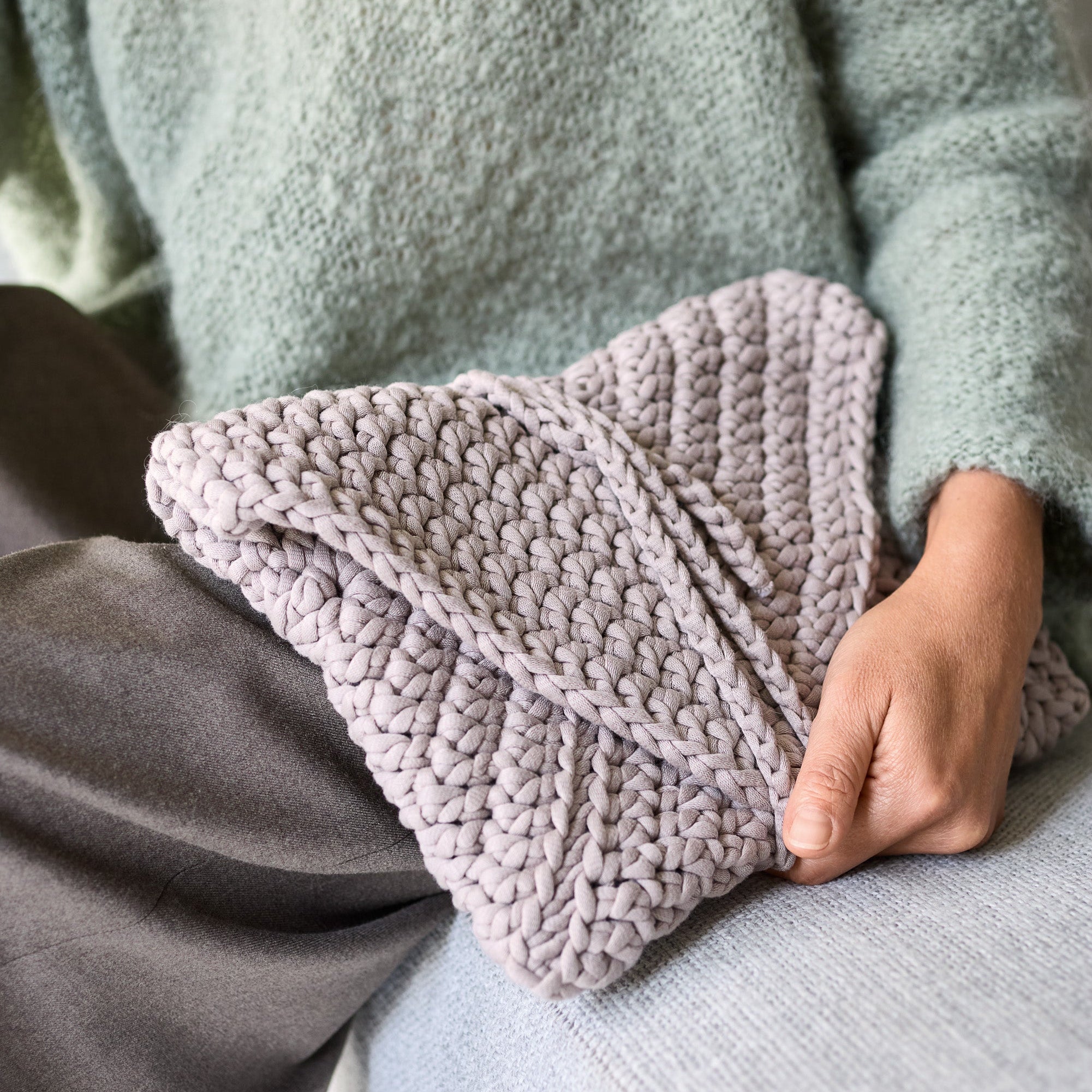 Haakpakket tablethoes met Tube garen