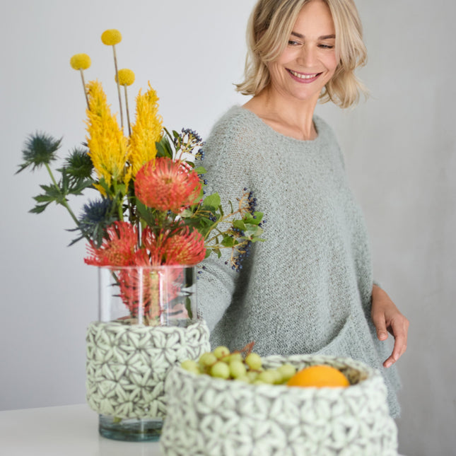 Haakpakket vaasjasje met The Core en The Tube – Model 23 – Home 78 | Lana Grossa