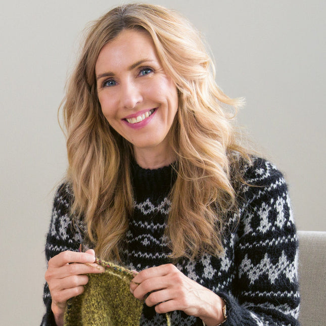 Breipakket jacquard trui – Brigitte No. 2 – Model 63 – Nordic Knits 5 | Lana Grossa