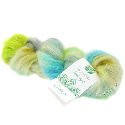 Breipakket trui met Silkhair hand dye-garen model 15 van Lana Grossa Classici nr. 24