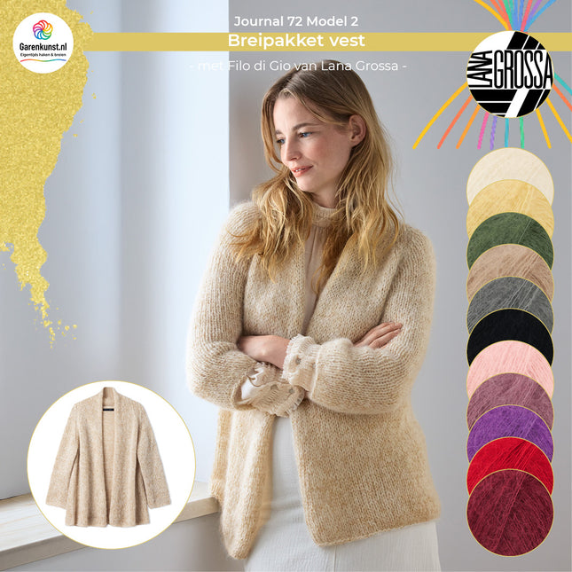Breipakket trui – Filo di Gio – Model 2 – Journal 72 | Lana Grossa