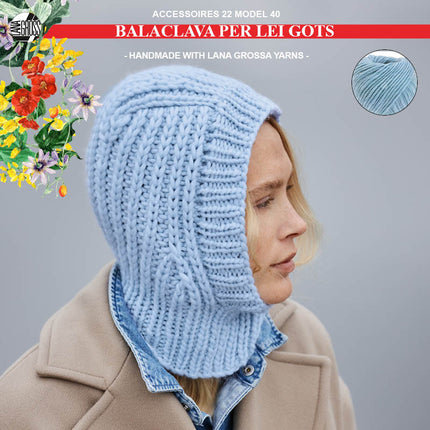 Breipakket balaclava met Per Lei Gots model 40 van Accessoires 22