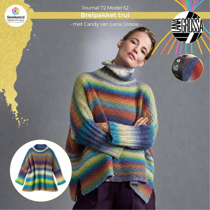 Breipakket trui – Candy – Model 52 – Journal 72 | Lana Grossa