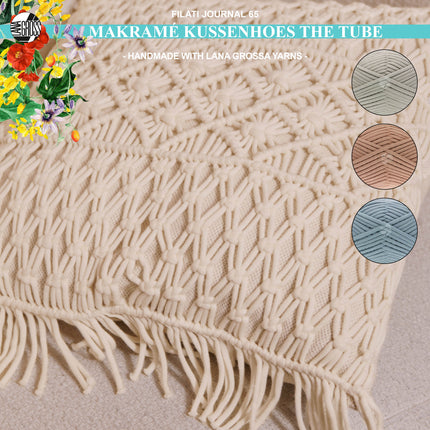 Macramépakket kussenhoes met The Tube garen