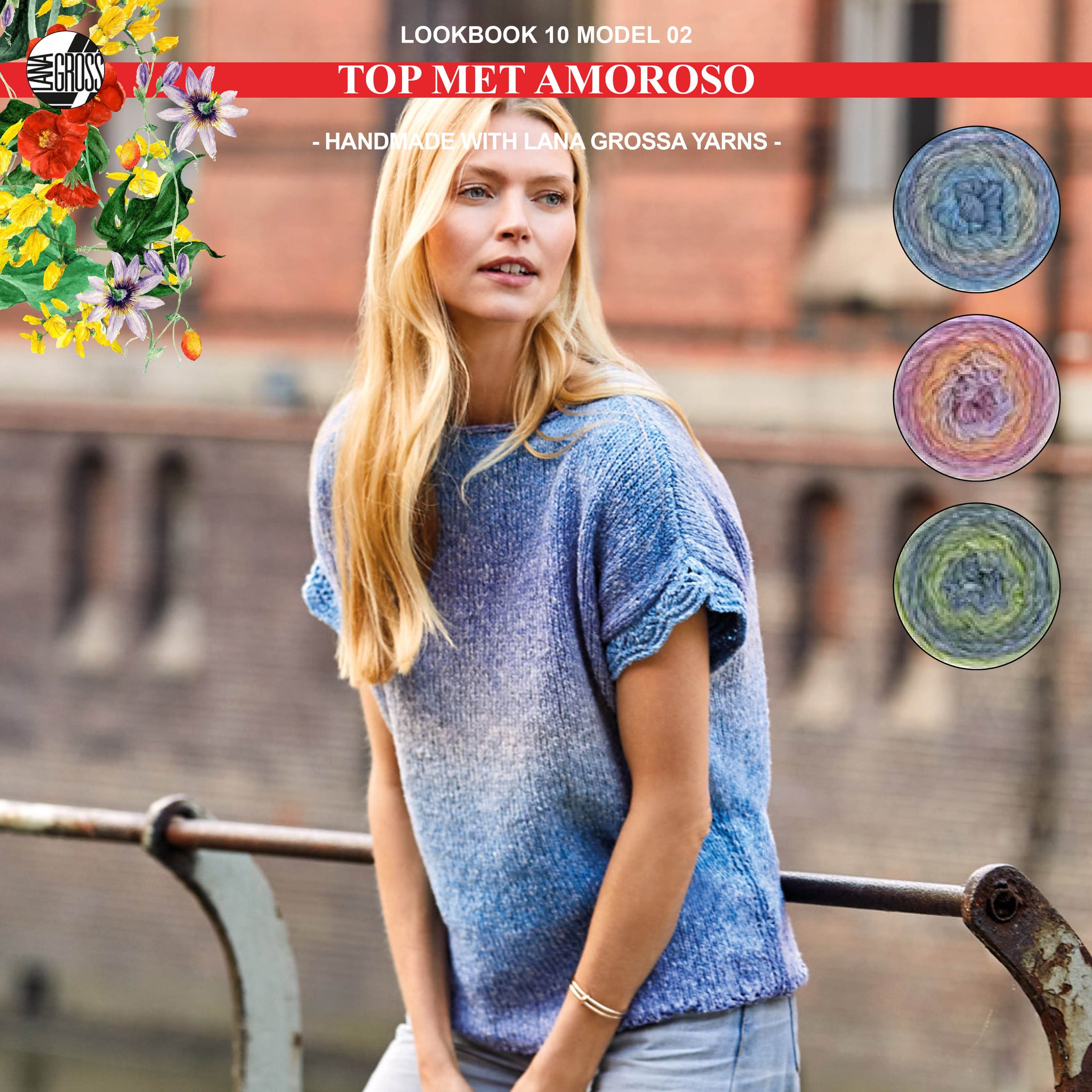 Breipakket top met Amoroso-garen model 2 van Lookbook 10