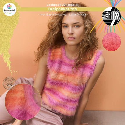 Breipakket top – Basta Mista – Model 11 – Lookbook 20 | Lana Grossa