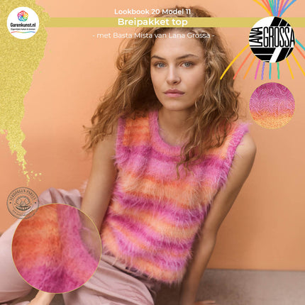 Breipakket top – Basta Mista – Model 11 – Lookbook 20 | Lana Grossa